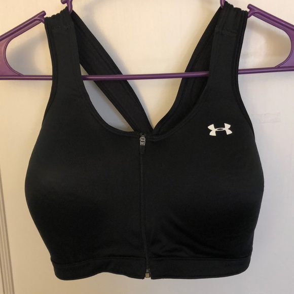 Under Armour Other - Under Armour XL racerback front zip sports bra